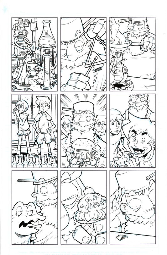 Plants vs. Zombies Garden Warfare Vol. 2 page 50 original comic art by Tim Lattie, Dark Horse