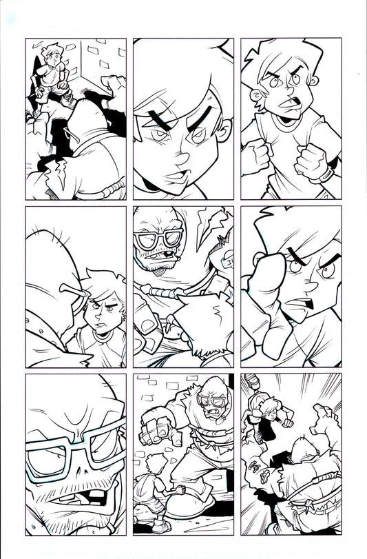 Plants vs. Zombies Garden Warfare Vol. 2 page 57 original comic art by Tim Lattie, Dark Horse