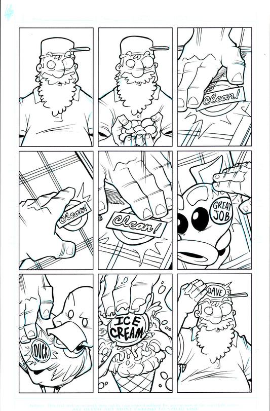 Plants vs. Zombies Garden Warfare Vol. 2 page 63 original comic art by Tim Lattie, Dark Horse