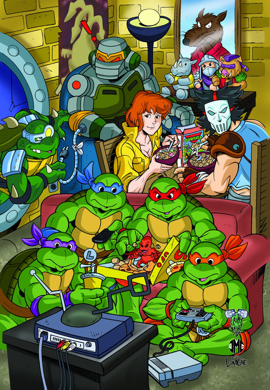 Teenage Mutant Ninja Turtles SMA #11 Nerds Assemble Con Exclusive - Signed