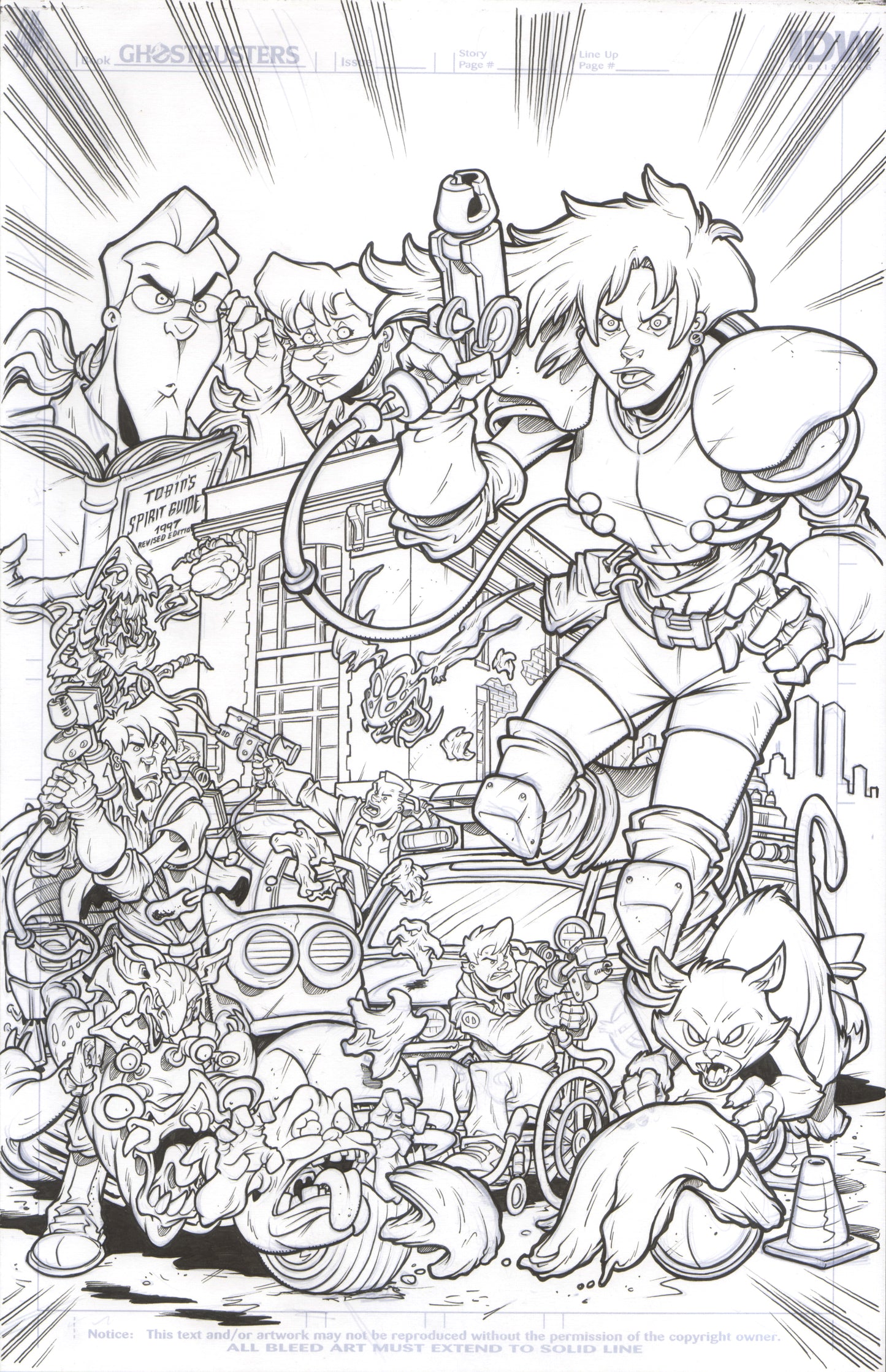 Extreme Ghostbusters #1 – Official IDW Cover Art by Tim Lattie